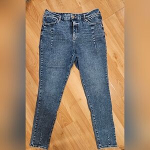 Express Dark Blue Women's Skinny Jeans